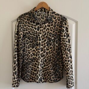 Vintage moschino Leopard Print Button-Up